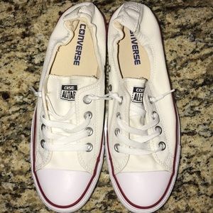 Converse White Shoreline Slip On Shoes